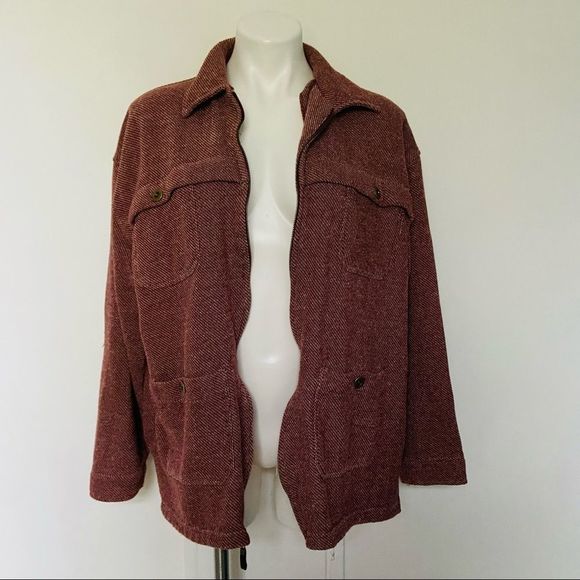 scandia woods Jackets & Coats Vintage Mens Zip Up Chore Barn Coat